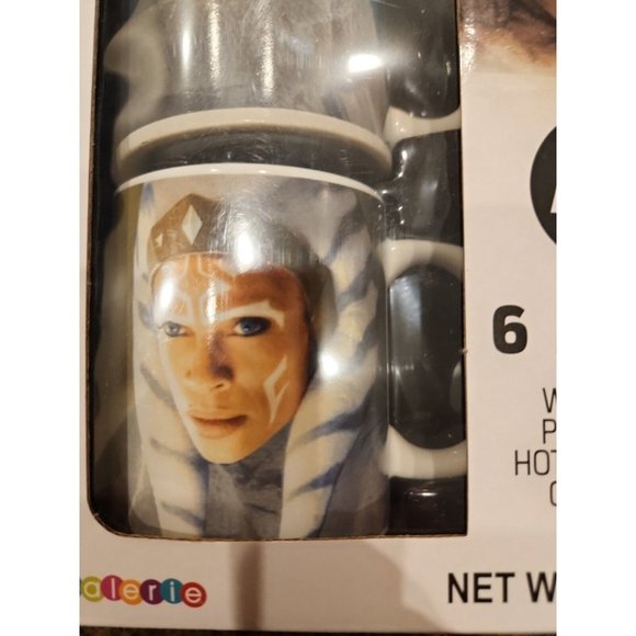 2021 Star Wars The Mandalorian 6 Mug Set Limited Edition w/ Cocoa Mix - Picture 4 of 10